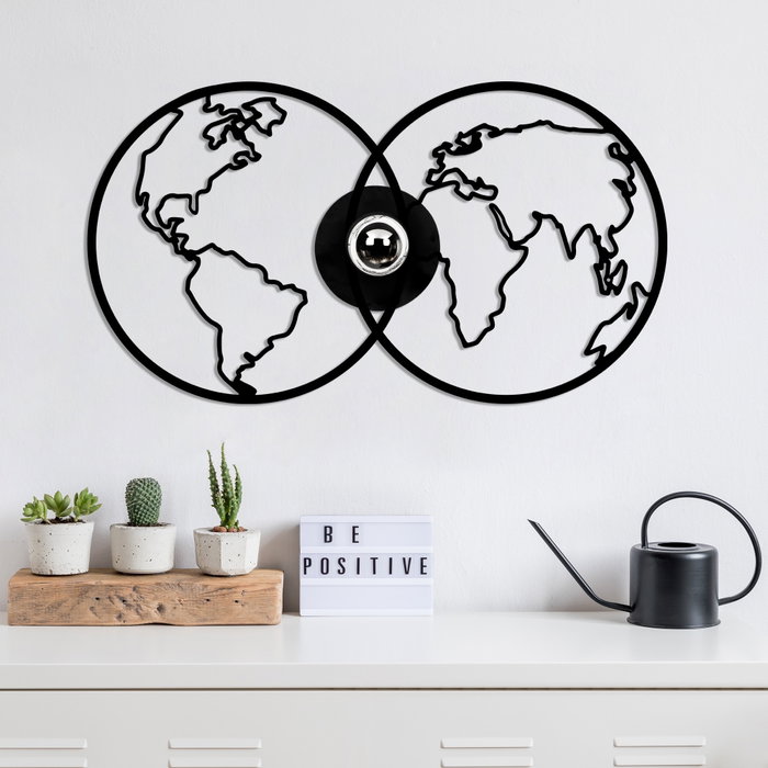 Opviq Lámpara de Pared W-036 Negro